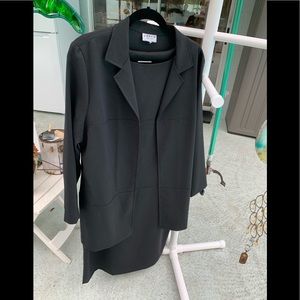 Black Gabatdine Suit